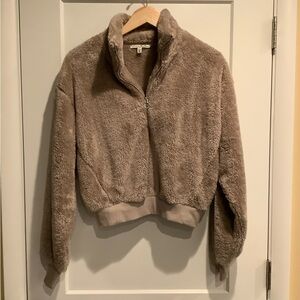 Express Taupe Fleece Jacket